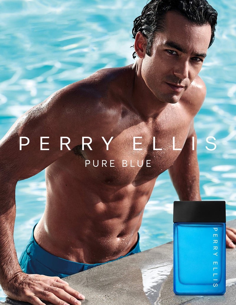 Perry Ellis Perry Ellis Pure Blue Men 3.4 oz EDT Spray - Image 2